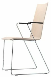 Thonet Стул на санках с подлокотниками S 160