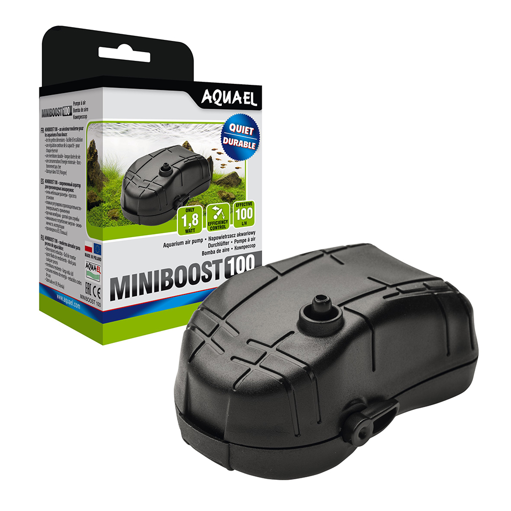 ПР0054253 Компрессор Miniboost 100 plus (до 100л) 100л/ч, Потр.мощн.-1.8Вт AQUAEL 