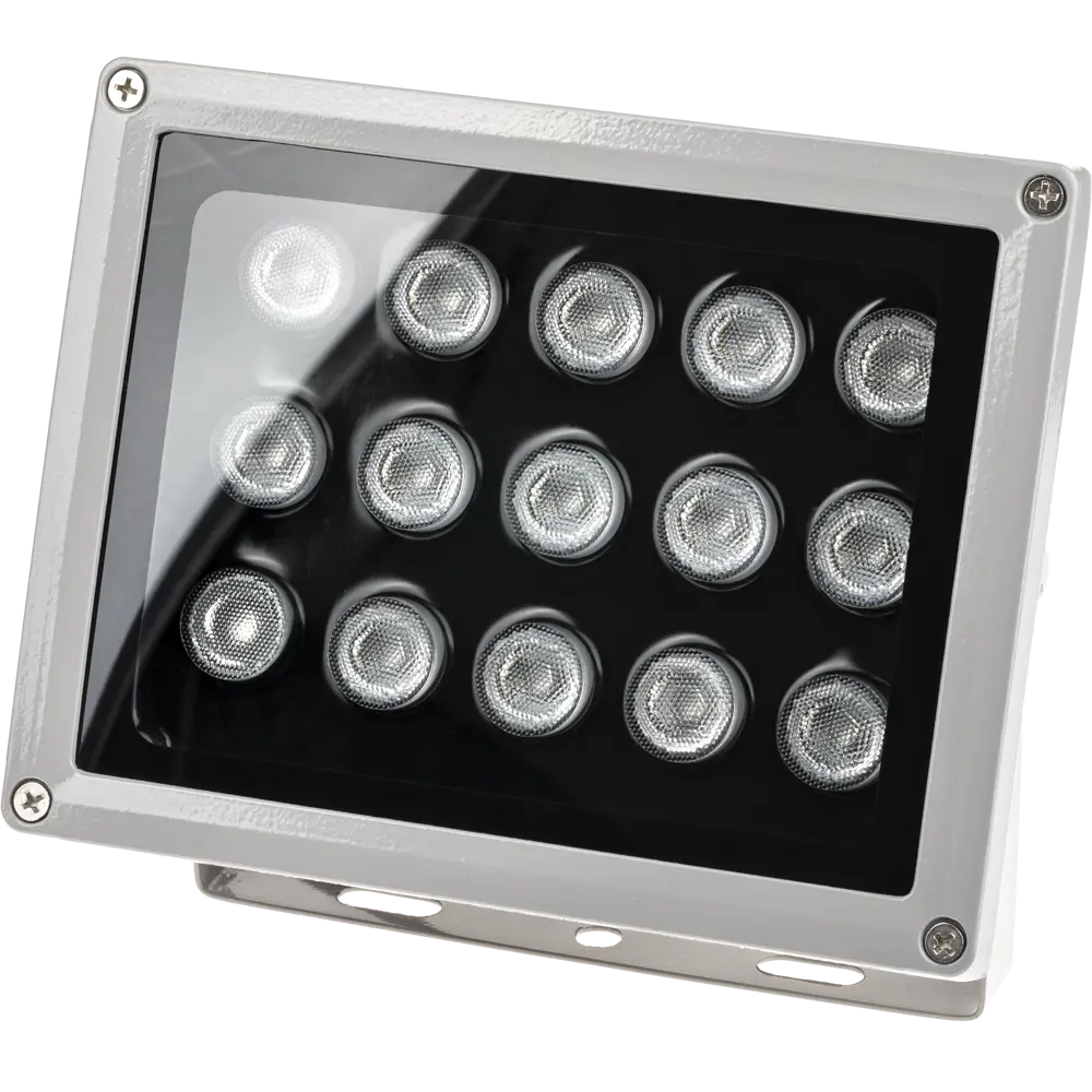 Прожектор светодиодный уличный Ritter инфракрасный 15 Вт IP66 с датчиком света хром STLM-2146245