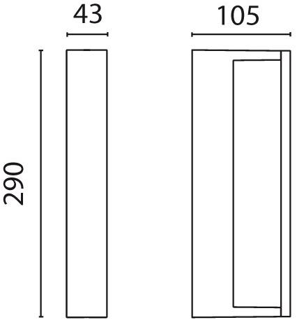 SIMES Светодиодный уличный настенный светильник Cool sun-id-1485928 - Вид №6