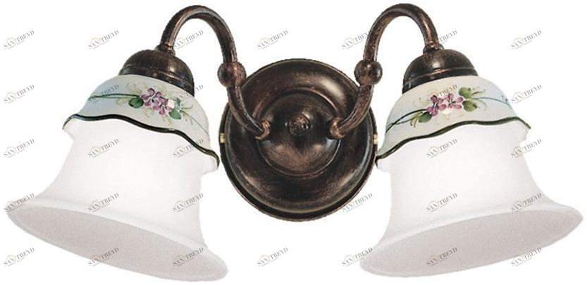 FERROLUCE Настенный керамический светильник с фиксированным кронштейном Ferrara C311 - c191