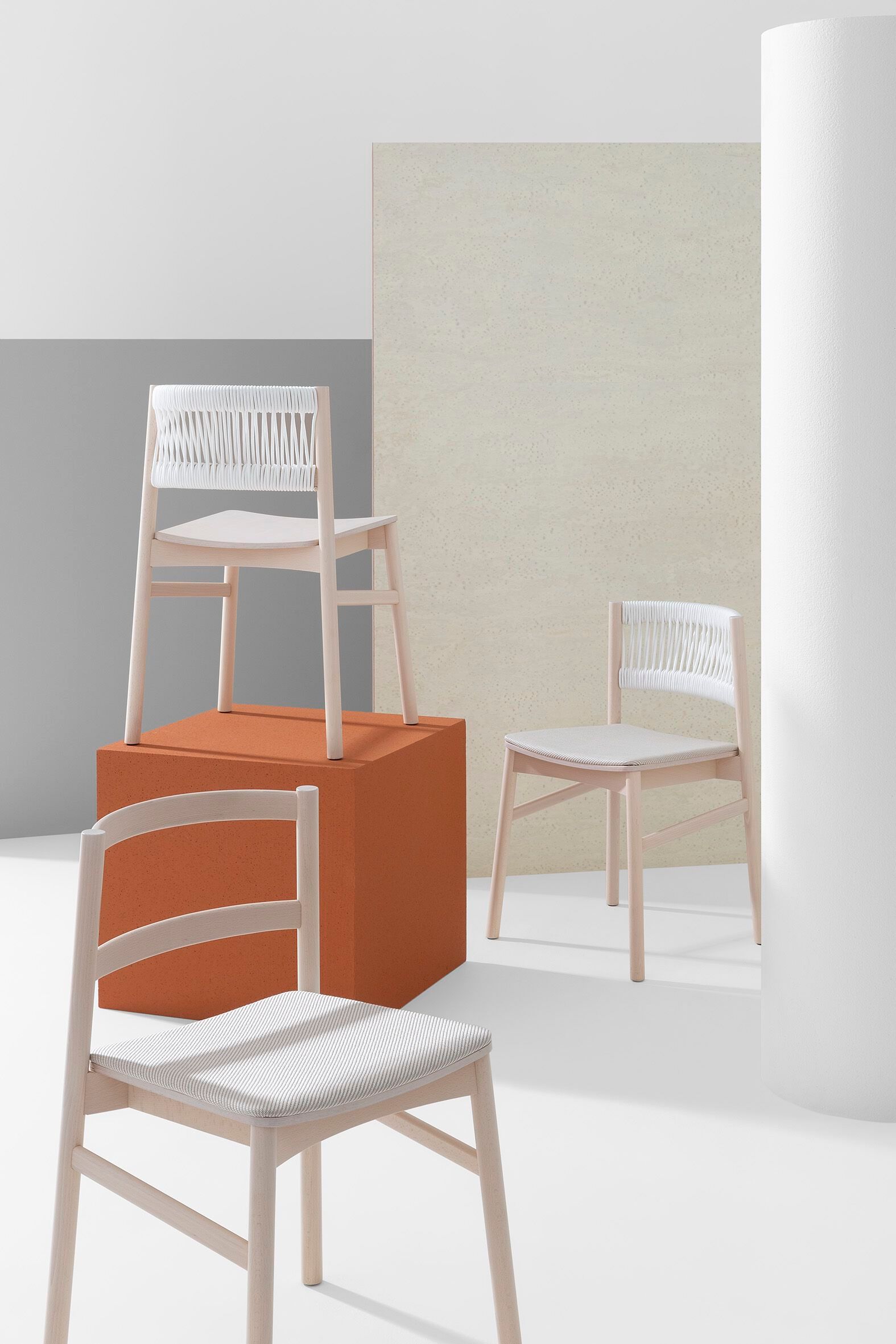 Стул из бука и морской веревки Billiani Load ARCH-00059197 - Вид №2