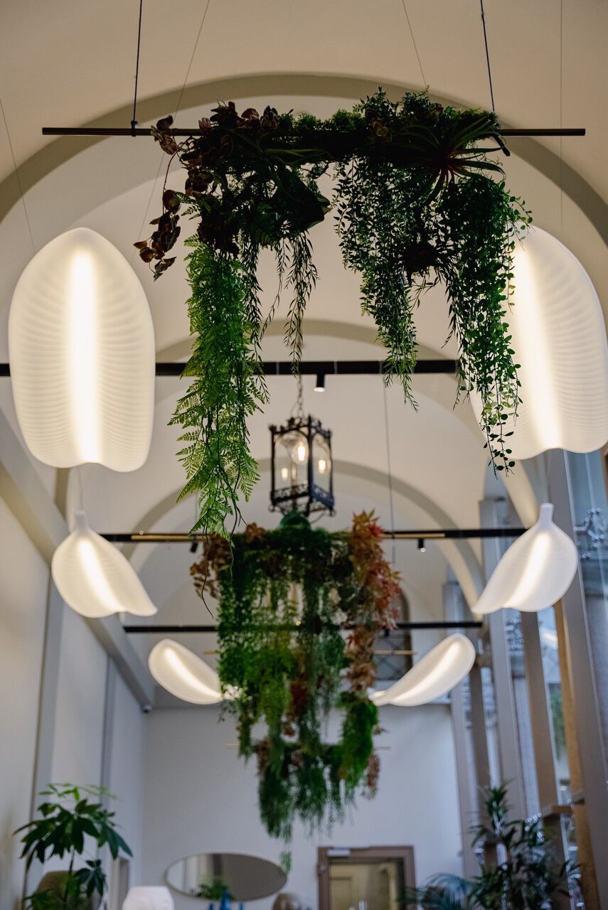 Светодиодный подвесной светильник из полиэтилена SLIDE банановый лист ARCH-00051671 - Вид №7