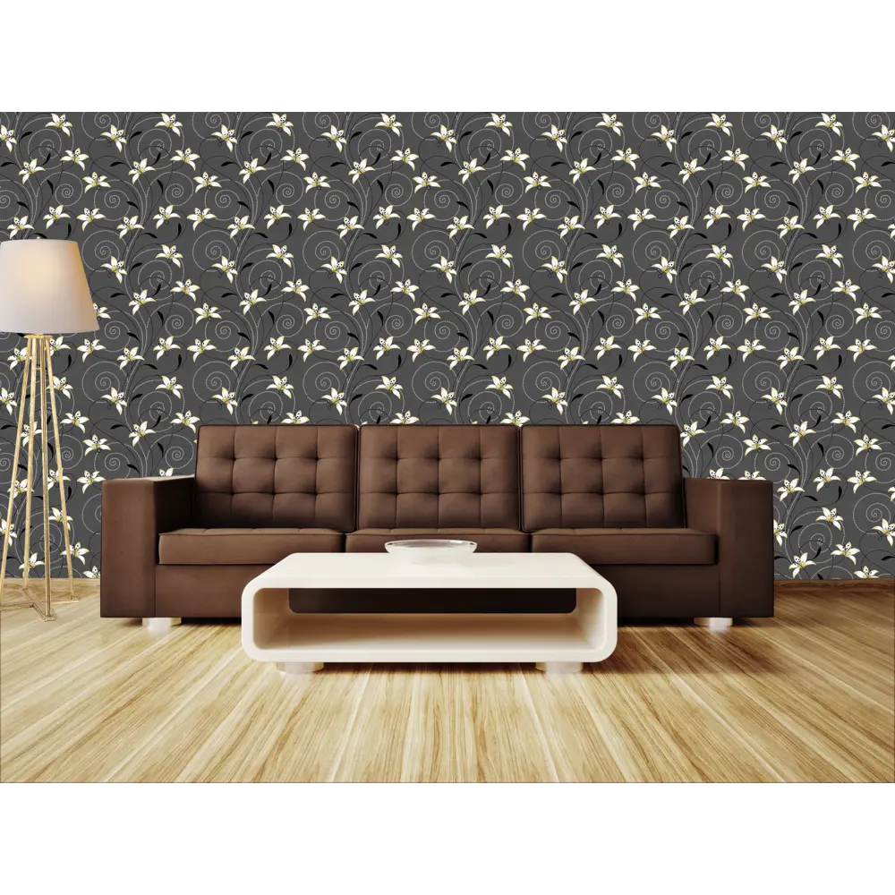 Обои флизелиновые Vilia Вояж чёрные 1.06 м 1145-22 82938384 STLM-2080153 - Вид №3