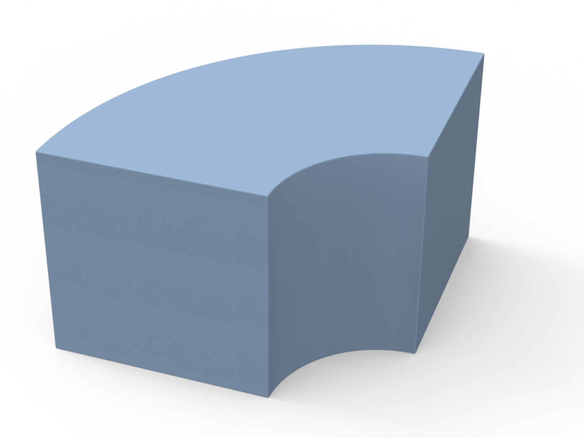 Модульная скамья из пены QM без спинки Quinze & Milan Форма ARCH-00126920 - Вид №2