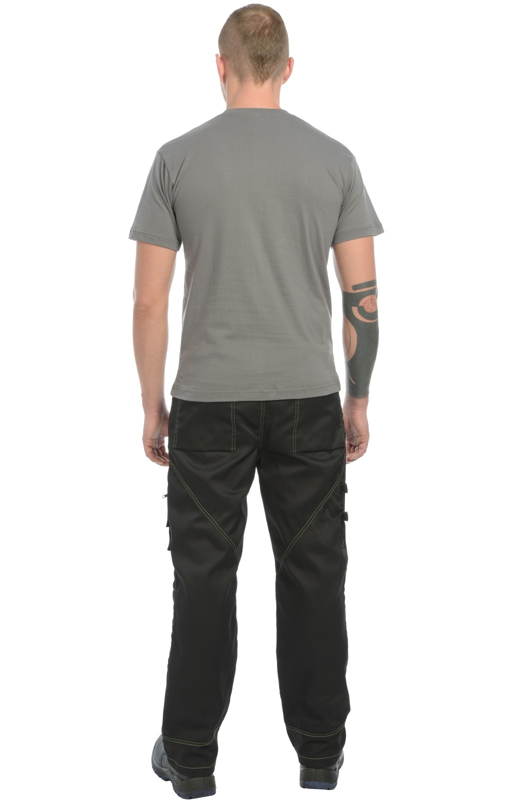 4958094 Футболка темно-серая  Одежда для официантов  размер S (44-46) Спецодежда  - Вид №9