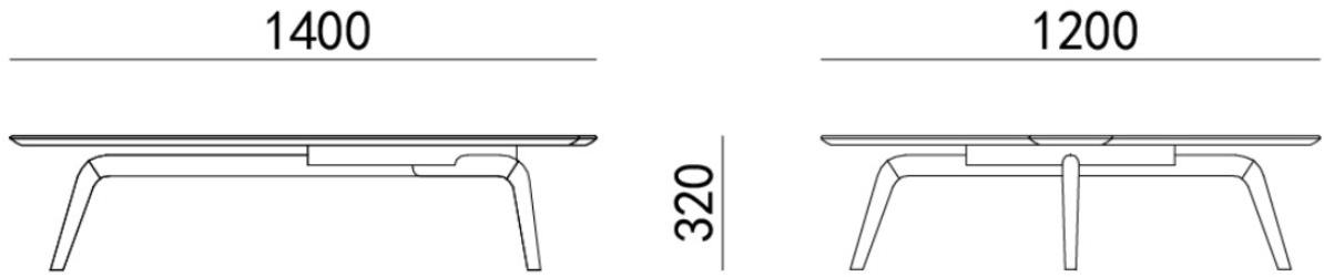 HC28 Cosmo Низкий мраморный журнальный столик Uovo 41c010 - Вид №1