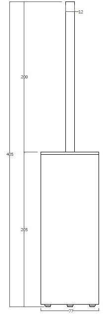 Water Evolution Ершик для унитаза из нержавеющей стали Lapa sun-id-1382176 - Вид №1