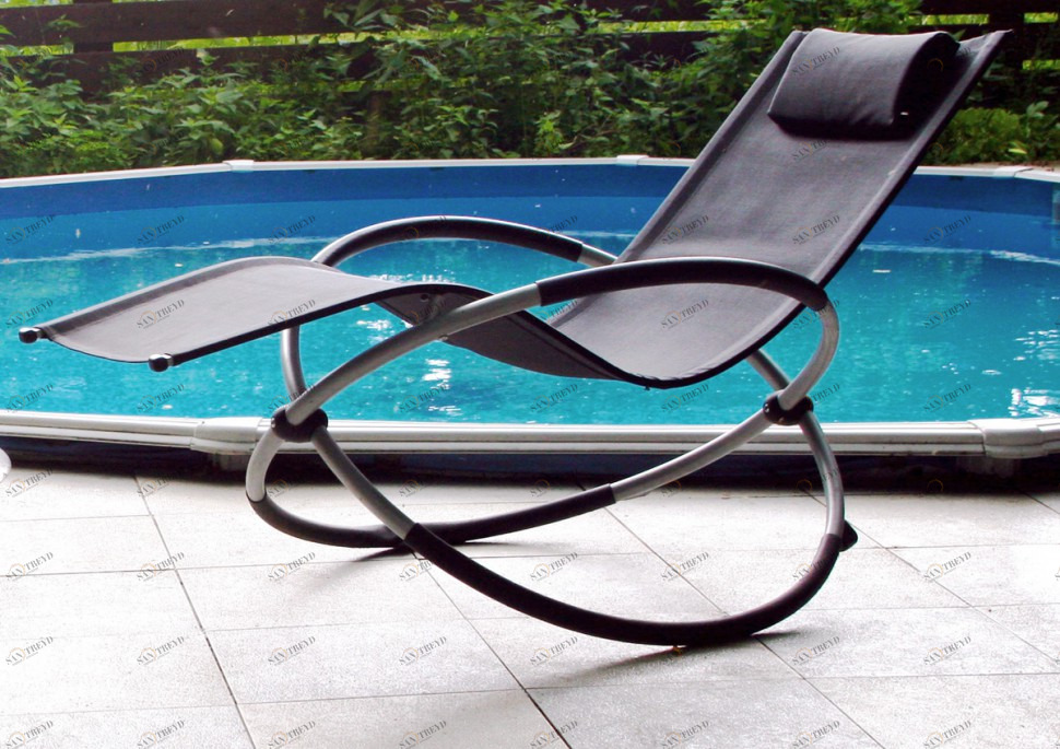 Шезлонг-качалка металлический Concept BESTA FIESTA CONCEPT 044663 Черный 