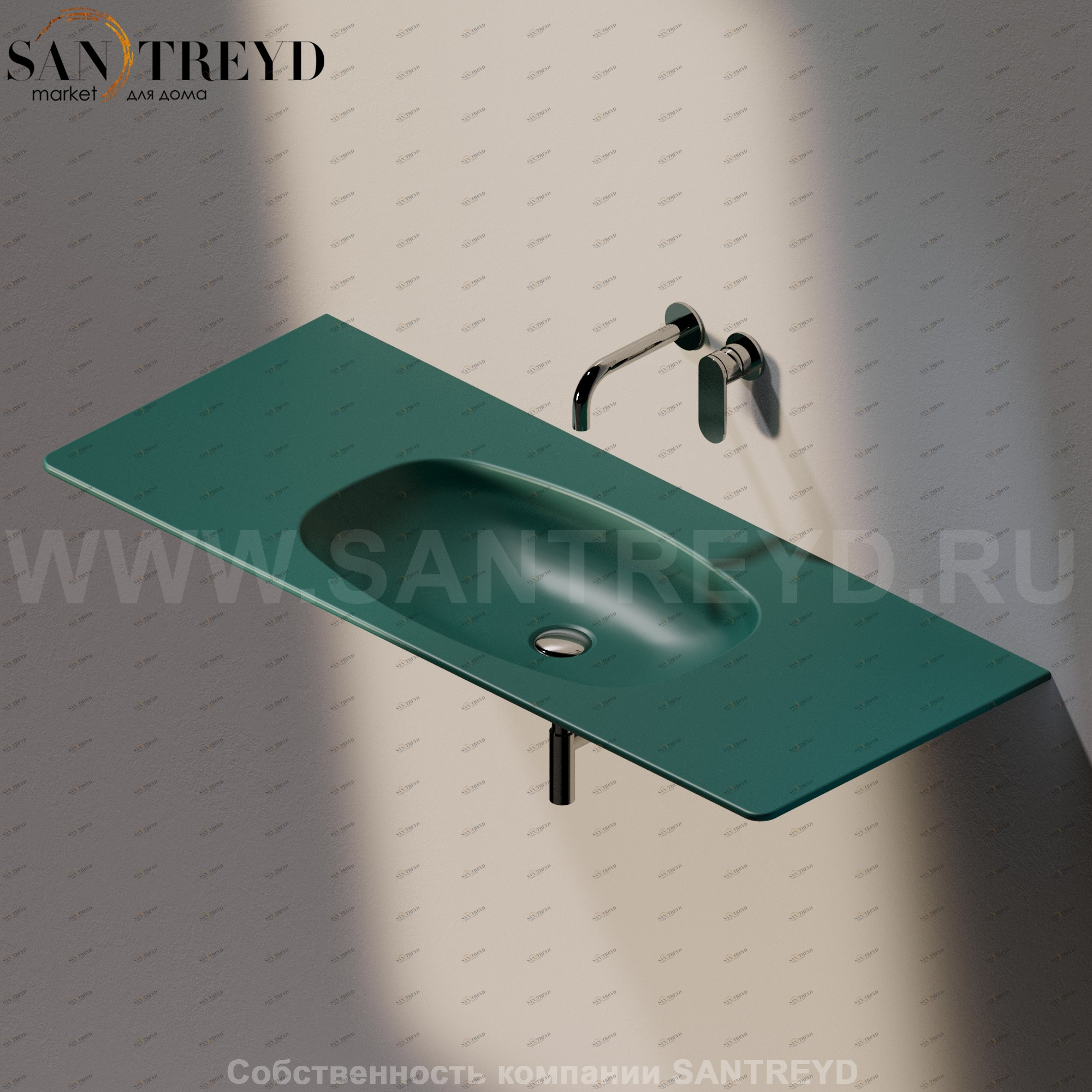 ND120L.5020 Подвесная раковина настенная прямоугольная Ceramica Flaminia Nuda