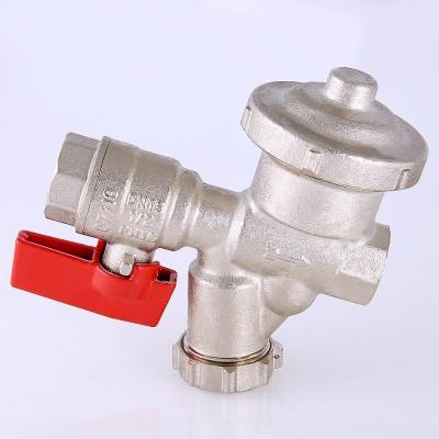 VT.300.N.04 Кран шаровой со встроенным фильтром и редуктором давления (КФРД) универсальный Valtec 1/2"  - Вид №16