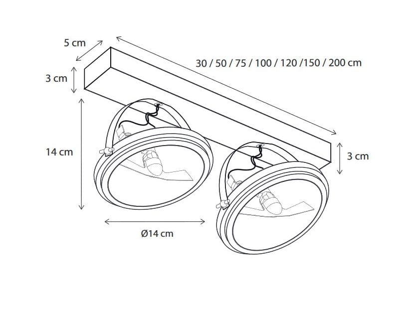Латунь несколько регулируемых прожектор Authentage Lighting Centonze ARCH-00132404 - Вид №3