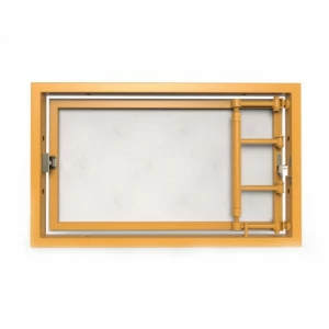 Ревизионный люк под плитку, распашной с регулировкой 600Х400