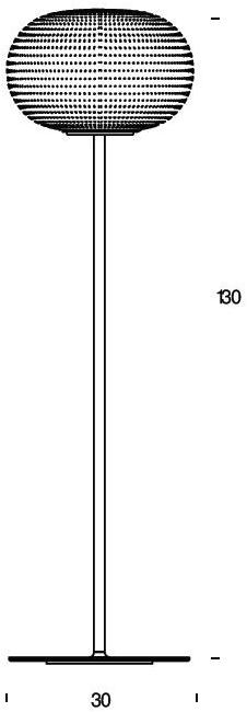 FontanaArte Светодиодный торшер Bianca sun-id-1376126 - Вид №2