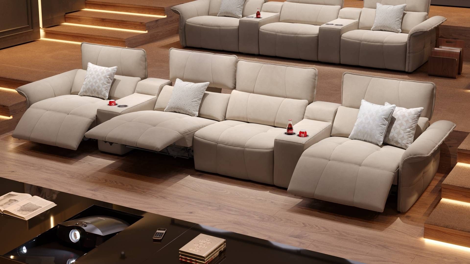 4-местный тканевый диван с откидной спинкой Sofanella ADRIA KINO ARCH-00104394 - Вид №1