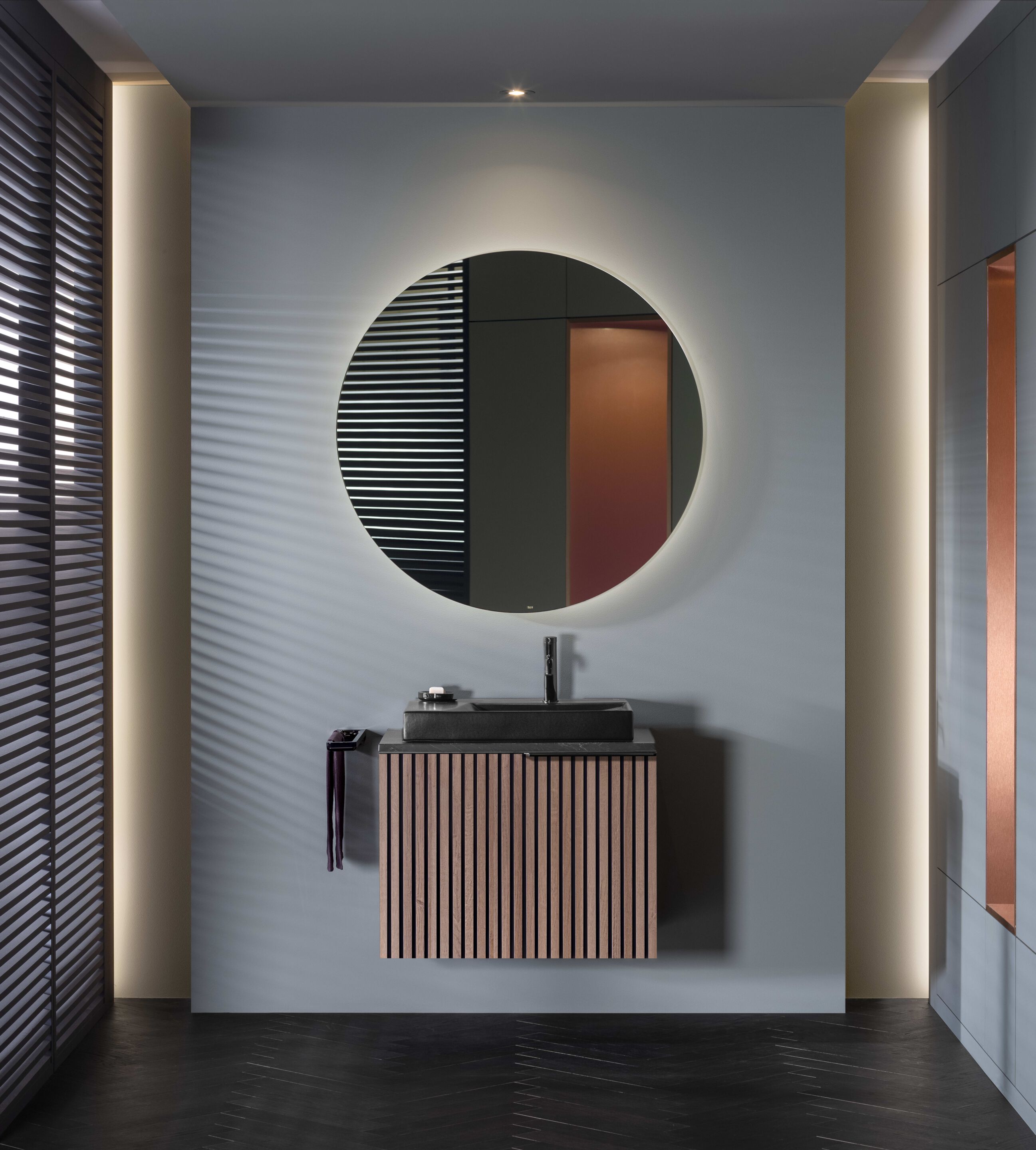 Металлический двойной держатель для полотенец Roca время ARCH-00057042 - Вид №8