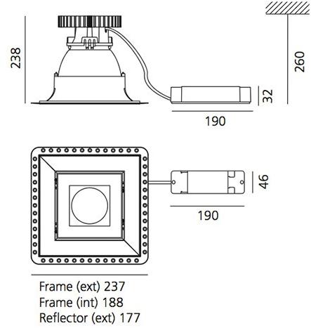 Artemide Встраиваемый светодиод Luceri sun-id-1460141 - Вид №13