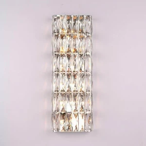 Настенный светильник золото вертикальный Newport 10126+6/A NEWPORT 10120 00-3890896 Прозрачный;хром