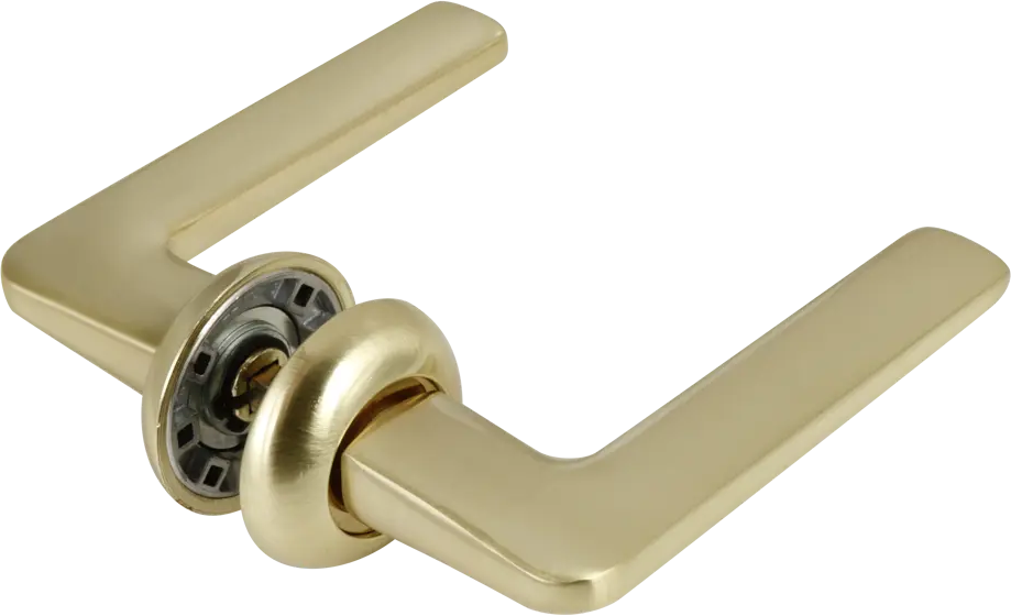Дверные ручки Edson EDS-66H-R1 золотые на розетке 85170623