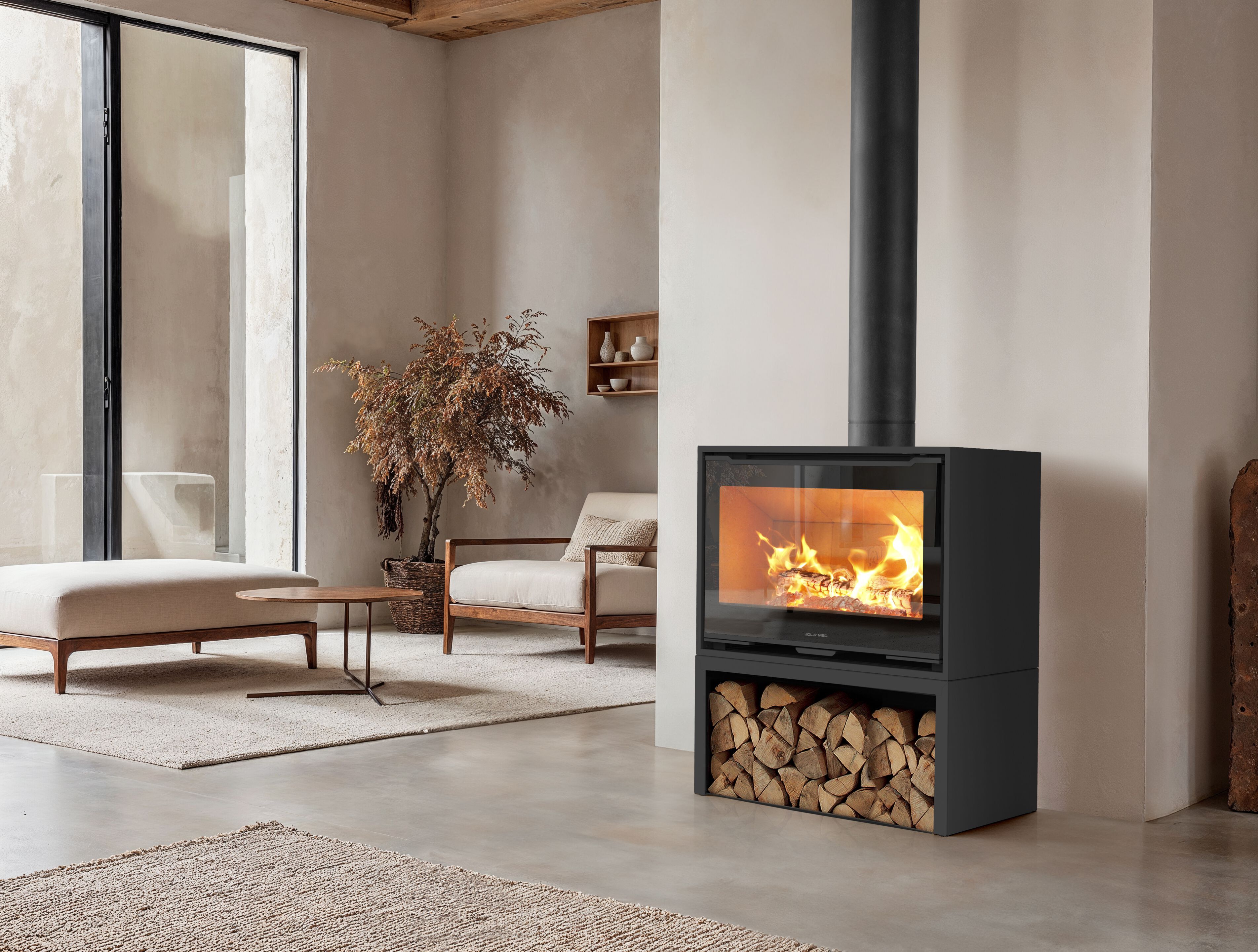 Дровяная печь для обогрева воздуха Jolly Mec воздушные системы ARCH-00117979 - Вид №5