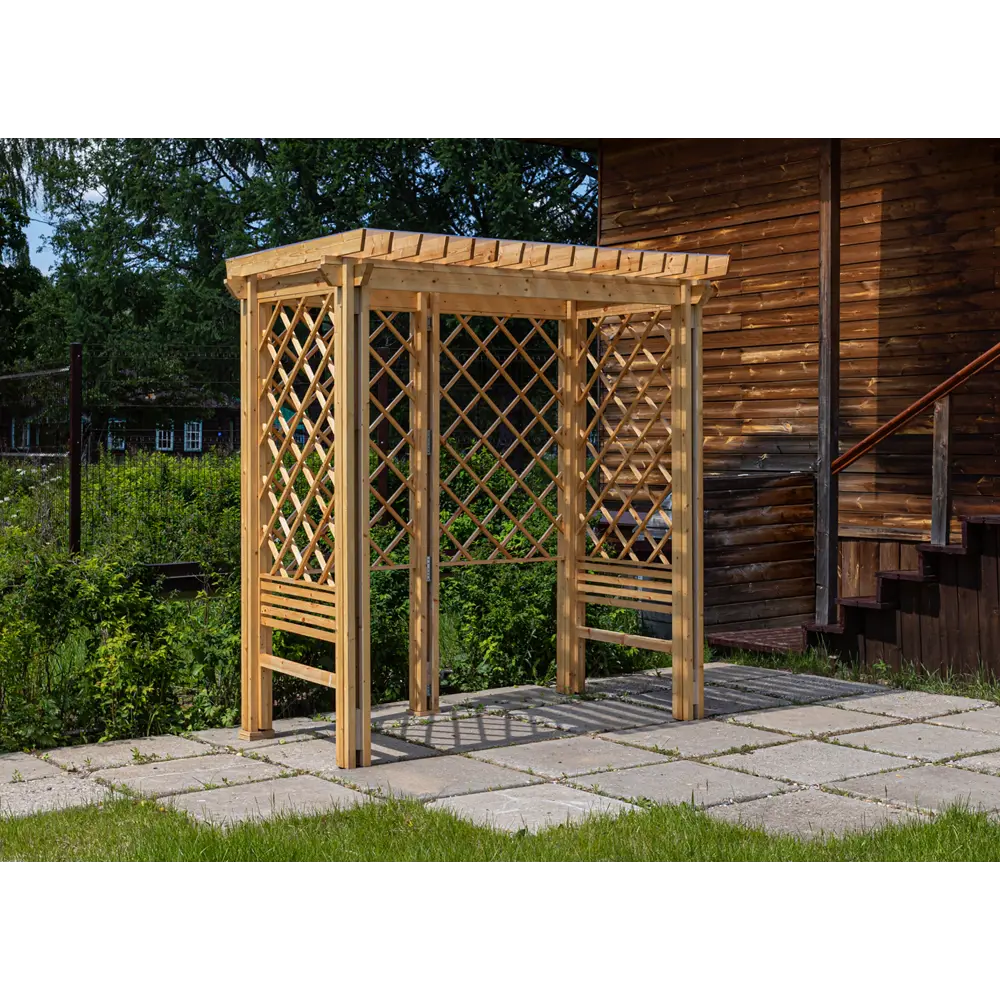 Пергола садовая Мечта садовника 1.43x2.2x2.33 м дерево желтый 87618433 STLM-2028136 Santreyd - Вид №5