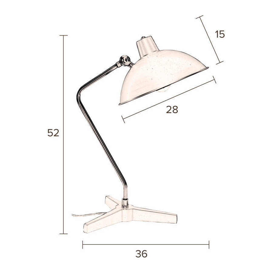 Лампа настольная Devi, зеленая Dutchbone 5200036 - Вид №8