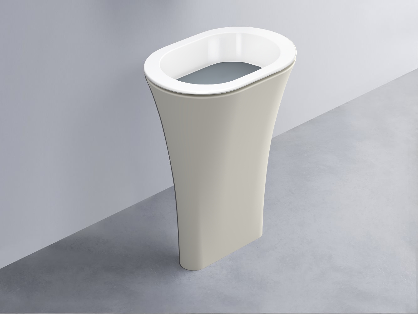 AMLA65-BL+AMPILO-BR+AMCOLO-TL Раковина Amedeo Ovale отдельностоящая cielo Enjoy + Amedeo Ceramica Cielo