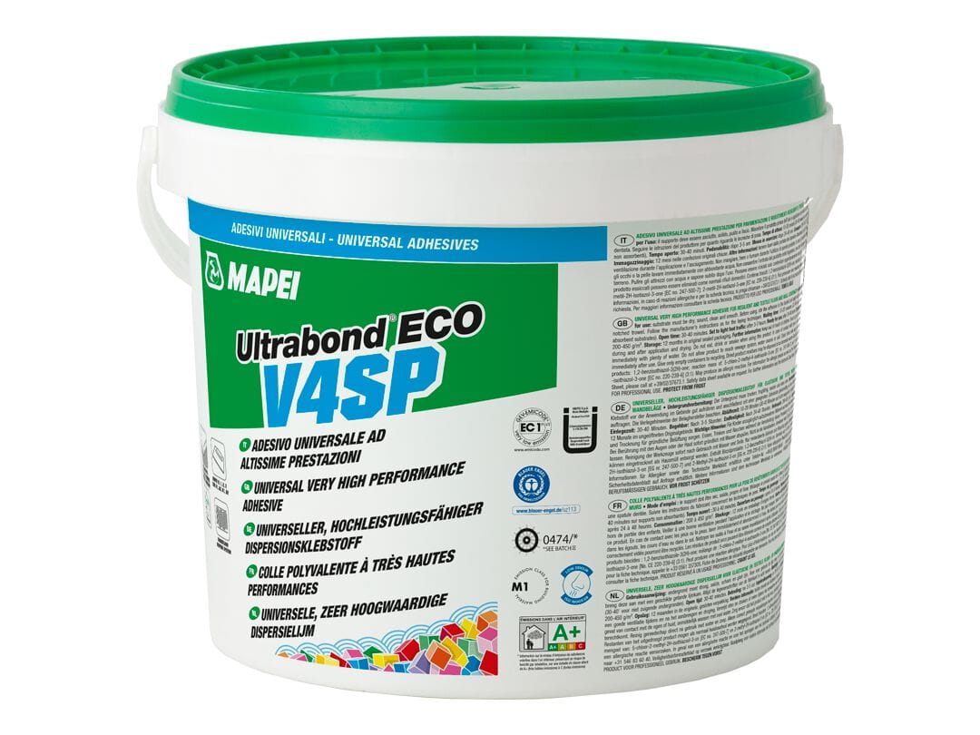 Универсальный клей сверхвысокой производительности для упругих напольных покрытий MAPEI наклейки с водной дисперсией ARCH-00077064 - Вид №1