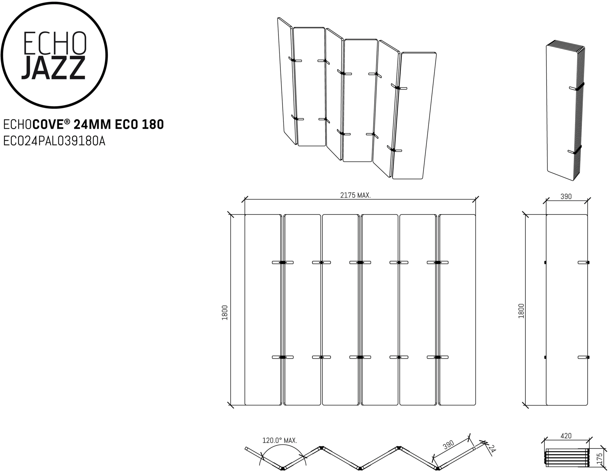 ECHOJAZZ Отдельно стоящая офисная перегородка в домашнем животном sun-id-1360402 - Вид №4