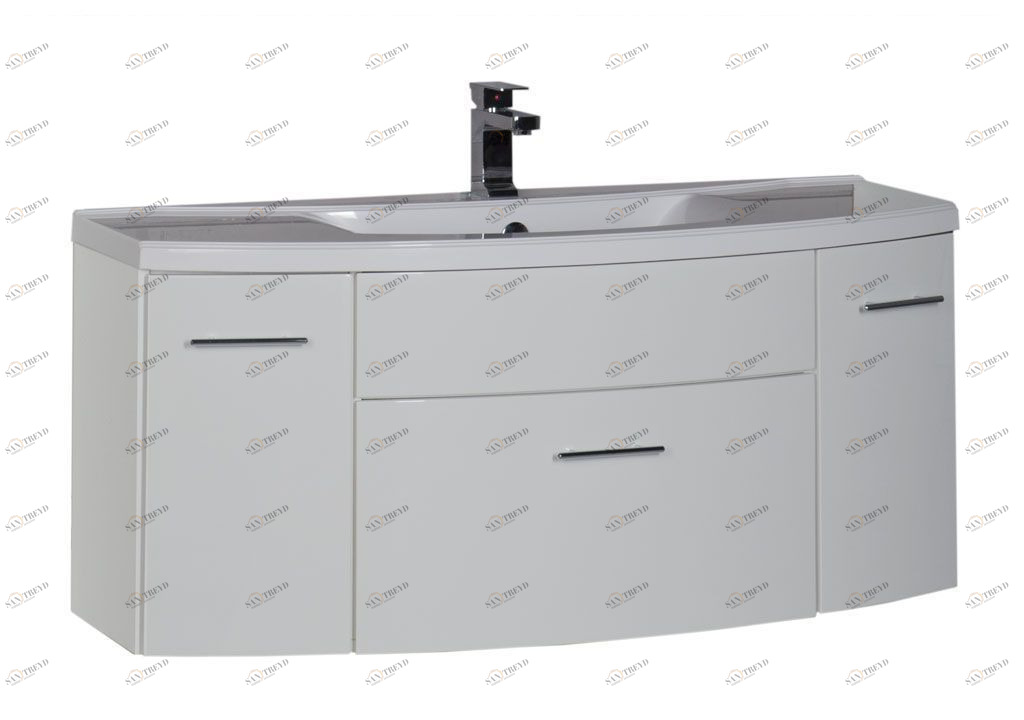 Тумба под раковину Aquanet Тренто 120 белый sun-id-270670