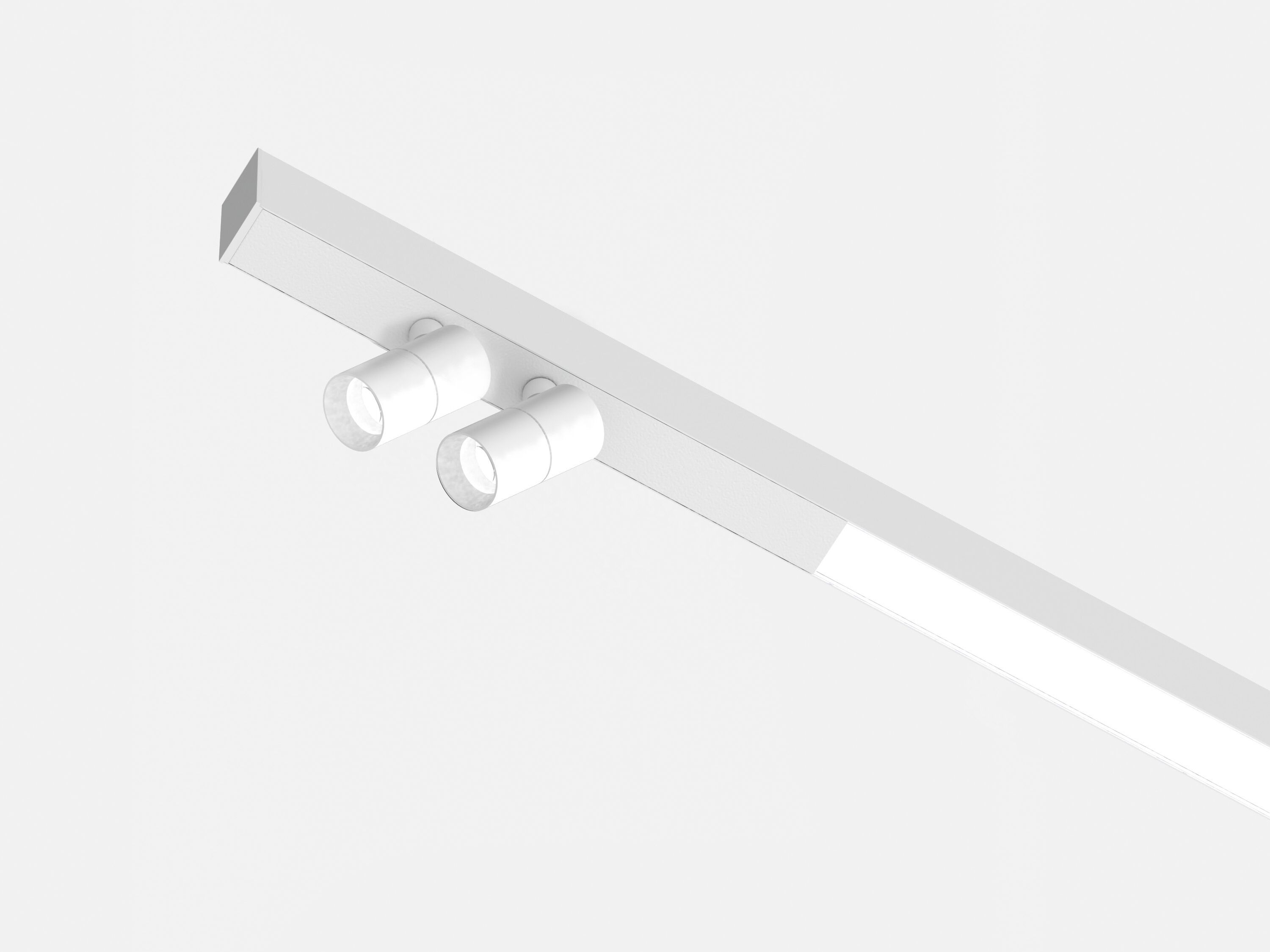 Экструдированный алюминиевый светодиодный потолочный светильник Lucifero's Minifile Mix ARCH-00112700 - Вид №7