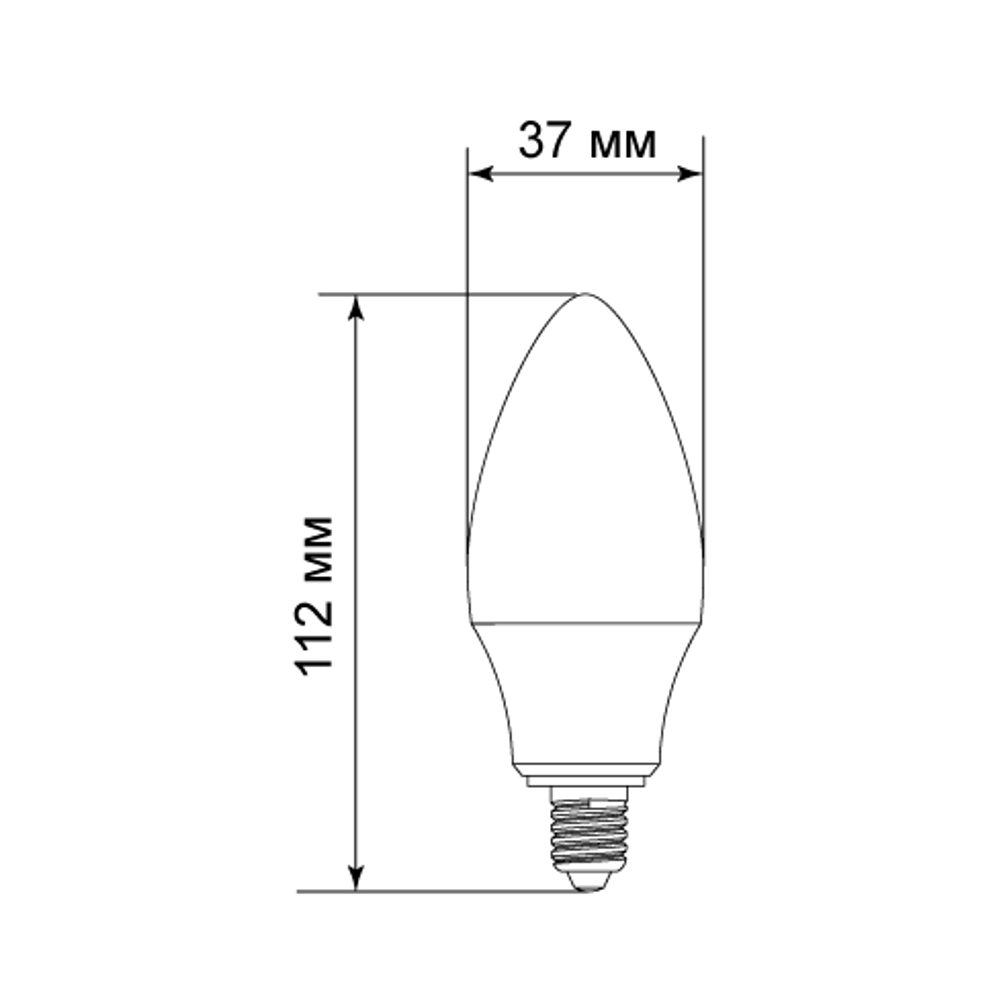 BELLIGHT LED лампа Е14 свеча 10Вт холодный белый свет 86853383 STLM-0923852 - Вид №5