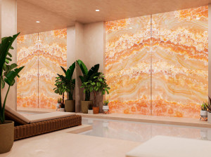 Декоративная стеклянная панель