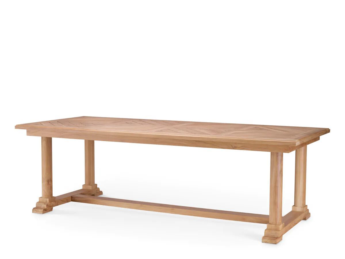 Прямоугольный садовый стол из тикового дерева Eichholtz BELL RIVE ARCH-00021033 - Вид №1