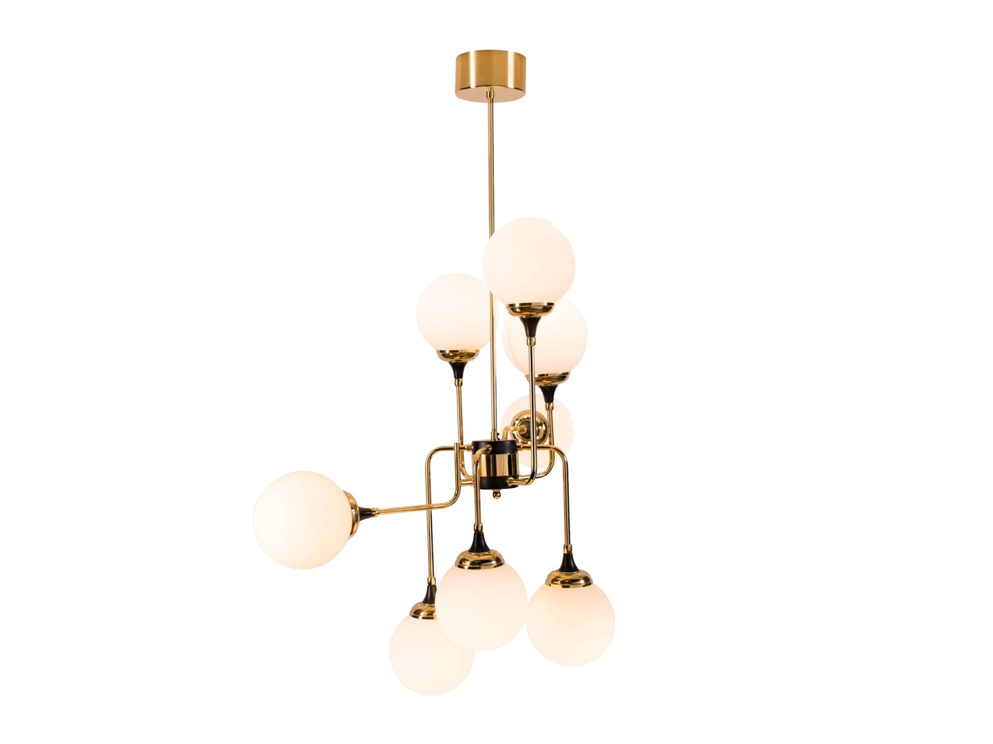 Светодиодный подвесной светильник из латуни и стекла Lampex Italiana Vega ARCH-00137769