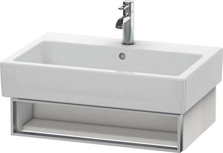 VE600504949 Тумбочка подвесная Vero #VE6005 650 x 431 мм Графит матовый, декор Duravit - Вид №2