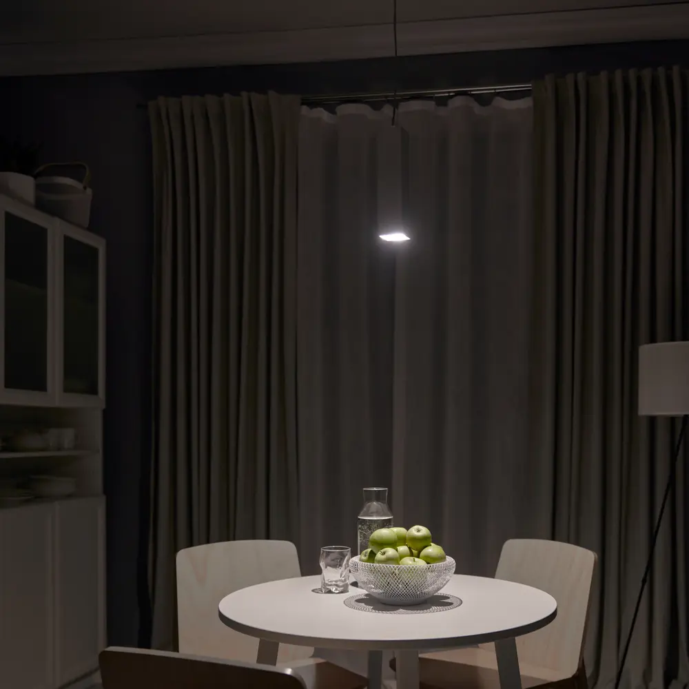 Светильник подвесной 1 м² GU10 призма цвет белый СВЕТКОМПЛЕКТ STLM-2099638 - Вид №10