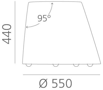 Systemtronic Пуф на колесиках Conee sun-id-1445541 - Вид №5