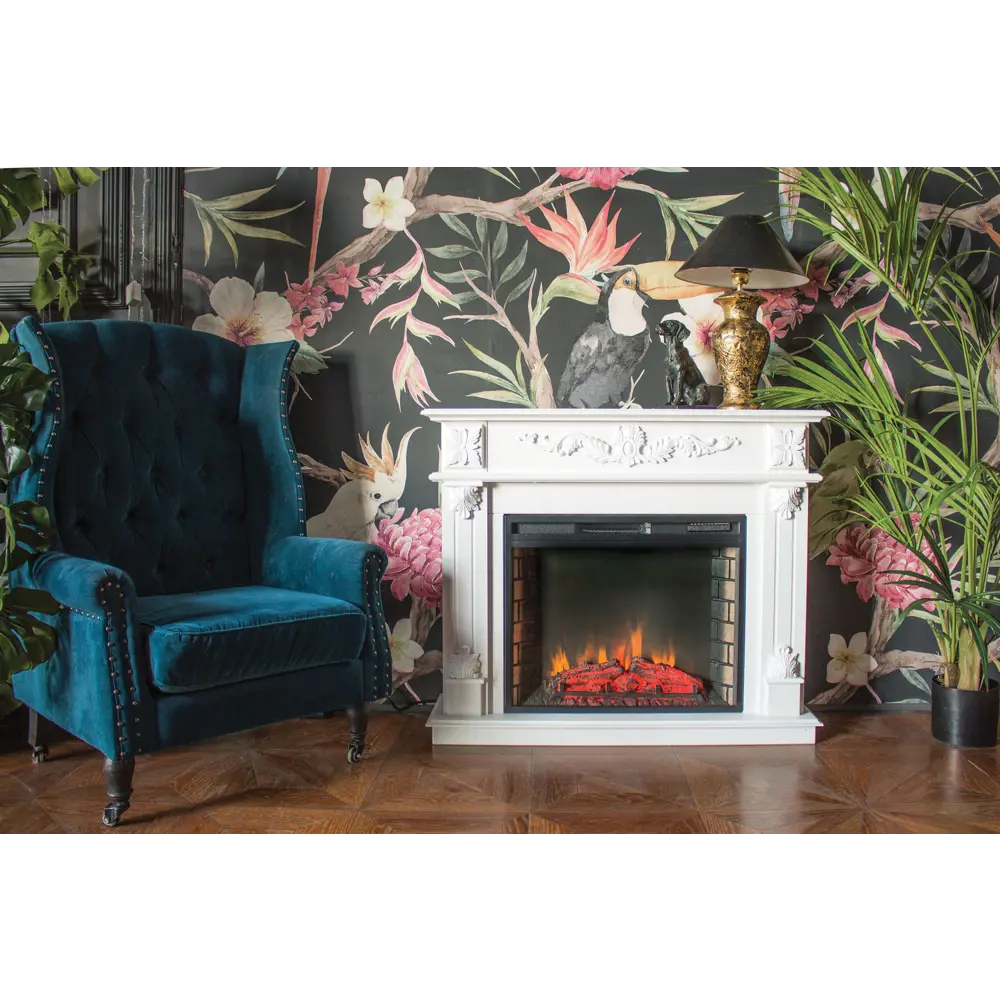 REALFLAME Philadelphia 26 - Портал для электрокамина венге/белый 17116368 STLM-0007528 - Вид №13