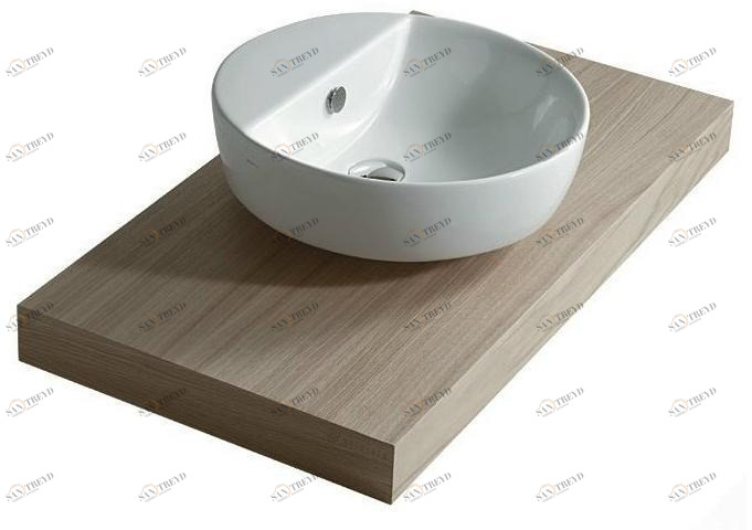 5203 Подвесная раковина настенная овальная Galassia EDEN белая