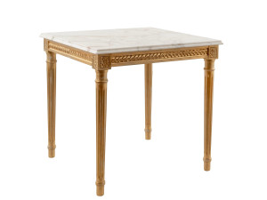 Мраморный квадратный журнальный столик Calacatta Oro