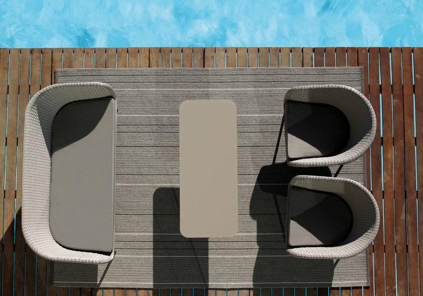 FueraDentro Прямоугольный садовый стол из стали Shell sun-id-1461000 - Вид №3