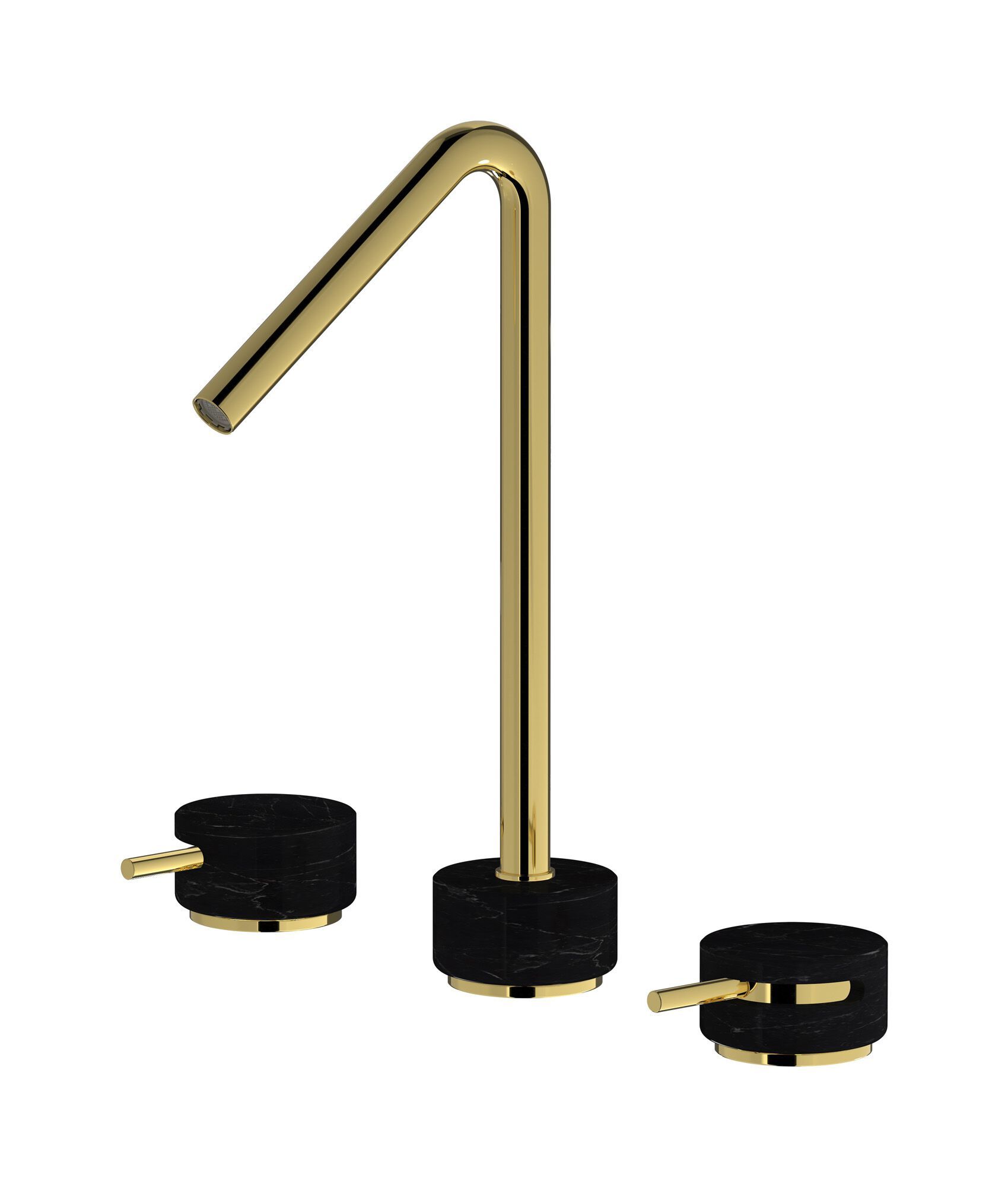 Смеситель для раковины с 3 отверстиями для мраморной столешницы IB мрамор + мрамор Elle ARCH-00068761 - Вид №14