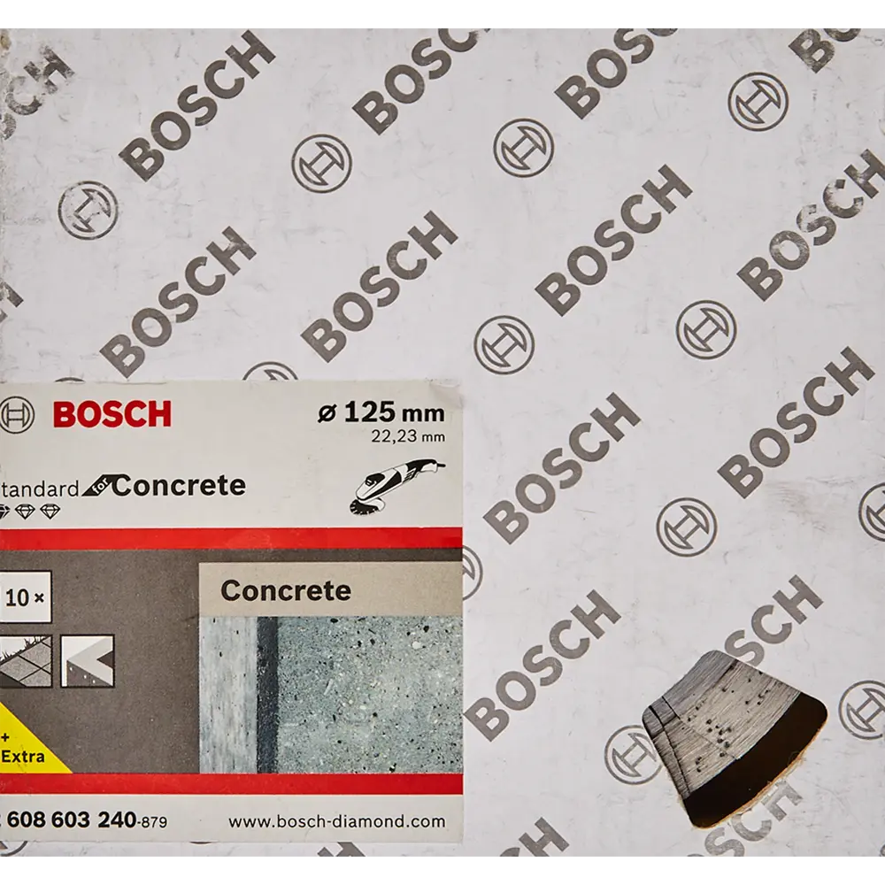 Набор дисков алмазных по бетону Bosch Standart 125x22.23 мм, 10 шт. 82857616 STLM-2003642 BOSCH PROFESSIONAL  - Вид №2