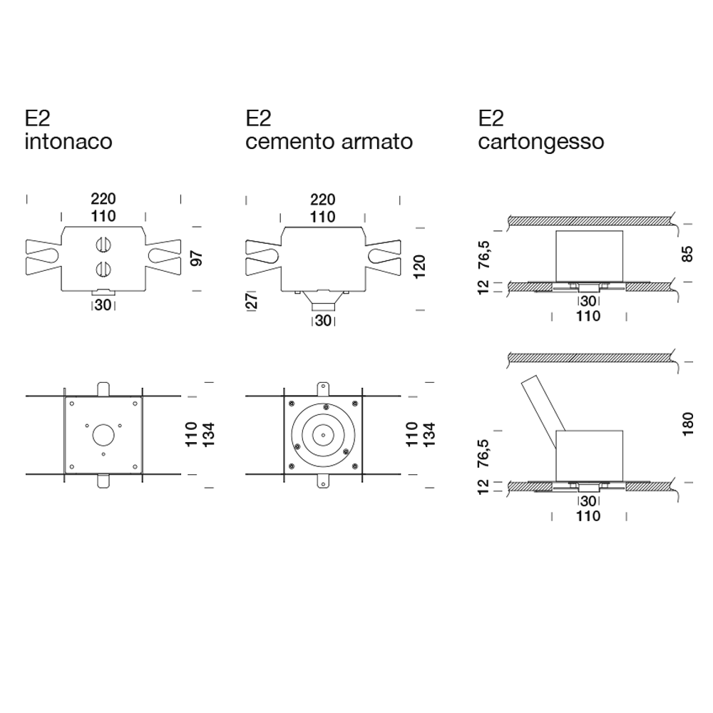 9403095IP Архитектурно-техническое освещение Platek E2  E2 - 1 LED 2700K 42°  - Вид №2