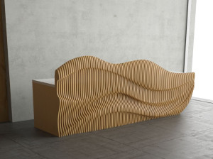 Стойка регистрации из фанеры