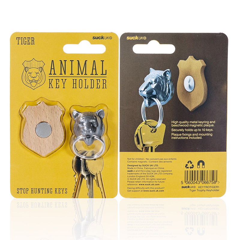 SK KEYTROTIGER1 Держатель для ключей с брелком tiger Suck UK  - Вид №8