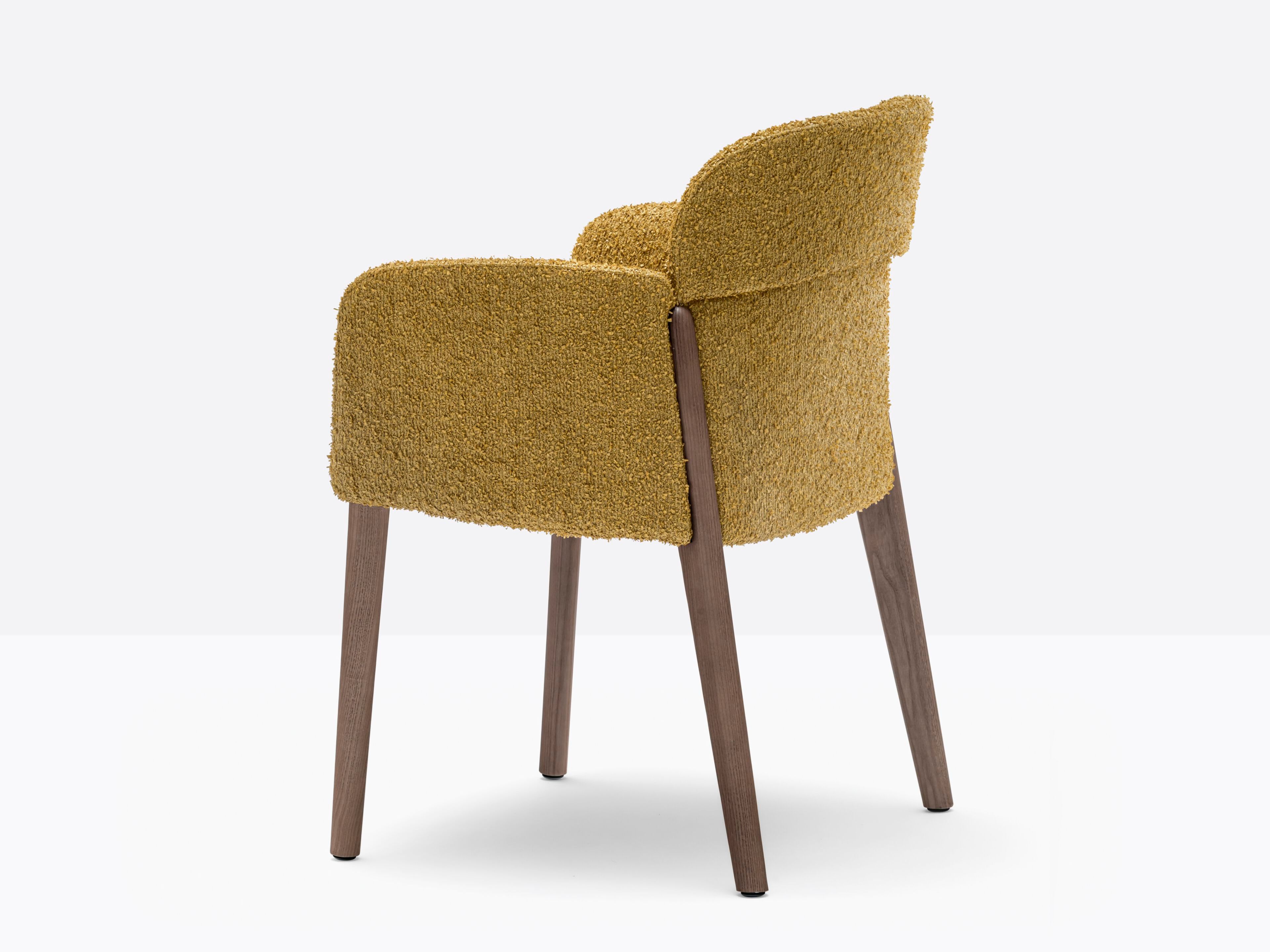 Тканевое кресло с подлокотниками Pedrali OPALE 3785 ARCH-00130852 - Вид №1