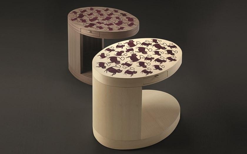 Promemoria Овальный столик из дерева Indigo tales sun-id-1482203 - Вид №1