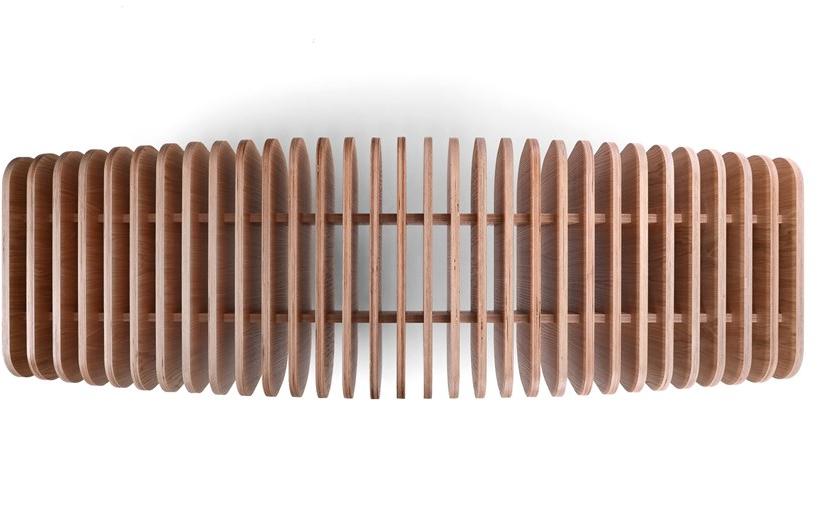 Скамейка из фанерованной древесины B Santreyd sun-id-1508526 - Вид №5